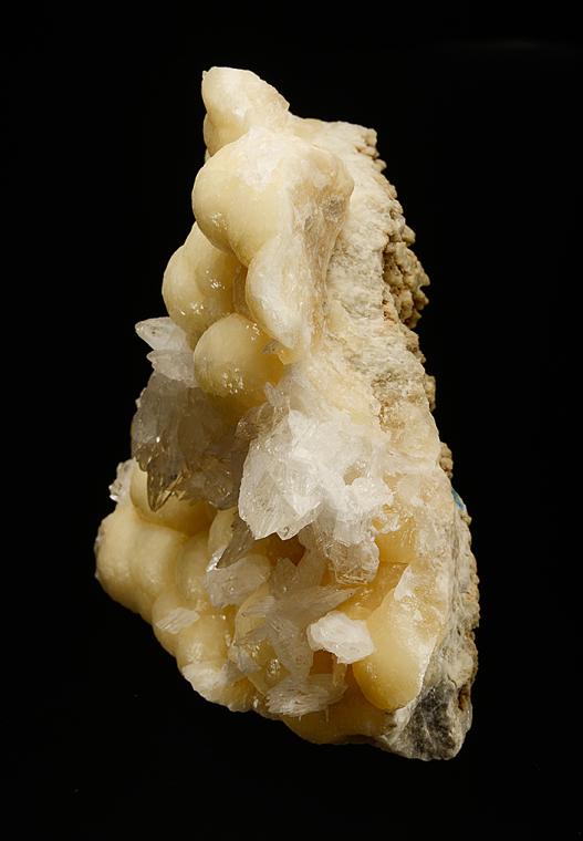 COLEMANITE on CALCITE